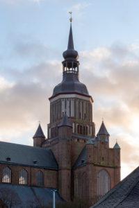 Germany, Mecklenburg-West Pomerania, Stralsund, St. Marienkirche, three-aisled church Germany, Mecklenburg-West Pomerania, Stralsund, St. Marienkirche, three-aisled church
